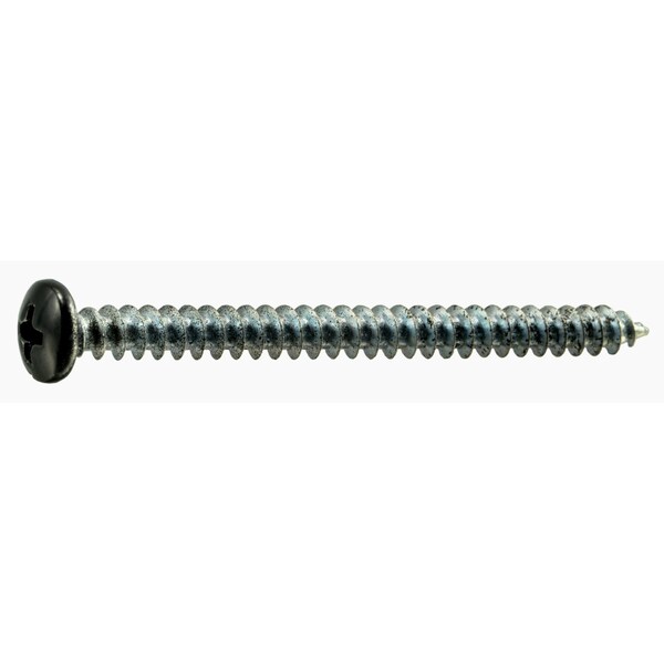 Midwest Fastener Sheet Metal Screw, #8 x 2 in, Painted Steel Pan Head Phillips Drive, 20 PK 37865 - main